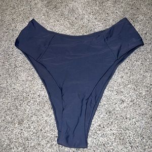 High waisted Grey Bikini Bottoms
